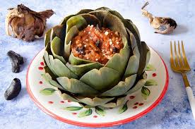 Artichauts Farcis Boeuf Ail Noir Recette En 2020 Artichauts Farcis Artichaut Ail Noir