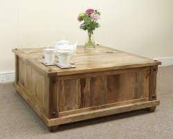 When it comes to choosing the size of coffee table that you want for your choose stylish and functional solid oak coffee tables from any of our collections, including the transform your bedroom with beautiful oak chest of drawers and oak bedside cabinets or pine. Baku Light Mango Storage Trunk Coffee Table Amazon Co Uk Kitchen Home Coffee Table Coffee Table Trunk Table