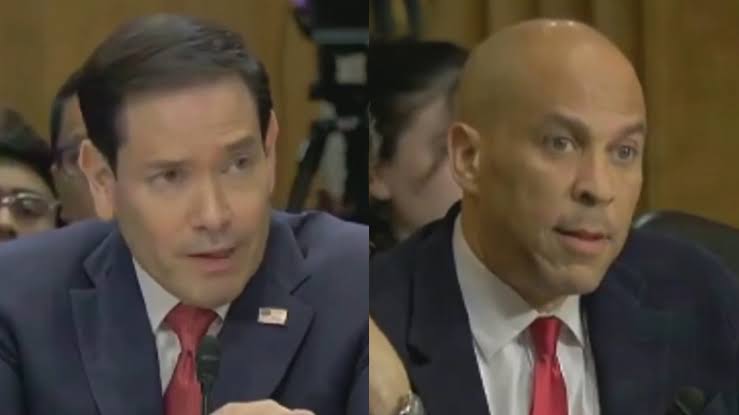 ‘Not mincing words’: Marco Rubio’s heated exchange with Cory Booker over  Iran deal