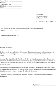 Téléchargez gratuitement le modèle de lettre de résiliation d'assurance et mettez facilement un terme à votre contrat d'assurance habitation, auto, santé, vie etc. Lettres De Resiliation Archives