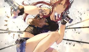 Free badass anime wallpapers and badass anime backgrounds for your computer desktop. Hd Wallpaper Anime Anime Girls Badass Black Lagoon Cigarettes Red Eyes Wallpaper Flare