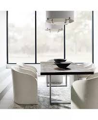 The stylish contemporary design of the logan dining room set by ashley furniture features a rich finish and straight lines to create a sophisticated atmosphere perfect for any dining room decor. Bernhardt Logan Square Double Pedestal Dining Table By Bernhardt Reviews Furniture Macy S In 2021 Modern Marble Dining Tables Dining Room Chairs Modern Stone Dining Table