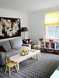 That's how i feel about this fun project. Playroom Office Area Perfect Use For The Huge Bulletin Board In My Basement Cover In An Awesome F Living Room Playroom Family Room Playroom Guest Room Office