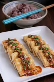 Optional Package Roasted Chopped Drained Finely Korean Canola Shrimp Powder Garlic Rinsed Couple Sodium Flakesrin Pan Fried Tofu Food Fried Tofu