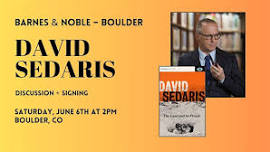 David Sedaris discusses and signs THE LAND AND ITS PEOPLE