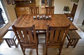 Alder Mission Style Dining Table Chairs Benches Dining Bench Diy Dining Table Chairs Dining Table
