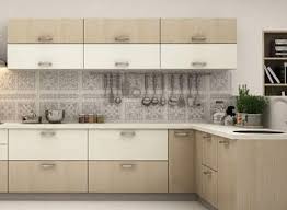 Stock base kitchen cabinet in sterling gray finish. Cream Brown Wooden Home Modular Kitchen Cabinet Rs 300000 Unit Id 20411955997