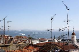 Requalificação urbana do alto de santa catarina. Portugal Lisbon Bica View From Miradouro De Santa Catarina To Tejo Downtown Portuguese Stock Photo 181857624