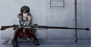 This hd wallpaper is about anime, anime girls, girls with guns, original wallpaper dimensions is 2560x1453px, file size is 531.08kb. Wallpaper Anime Girl With Gun Art 2500x1298 Wallpaper Teahub Io