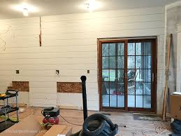Installing exterior shiplap costs $4,000, with most homeowners spending between $2,800 and $7,500. Kitchen Remodel Adding A Shiplap Wall The Harper House
