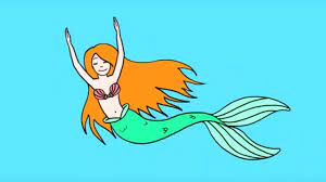 Apprendre à dessiner une sirène - How to draw a mermaid - YouTube