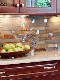 We especially adore glass tile backsplash because this idea contains small glass tiles that look cute. Subway Slate Glass Mosaic Kitchen Backsplash Tile