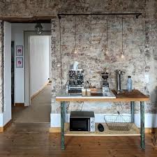 Wie Lebt Es Sich Mit Einer Backsteinwand Wir Haben Nachgefragt Backsteinwand Kaffee Ecke Backstein Kuche