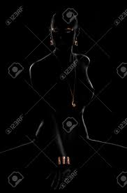 Applying stickers on you keyboard properly once, and you can be aware that letters will stay for ever. Beautiful Glamour Woman Painted In Black On Black Background Stock Photo Picture And Royalty Free Image Image 30740029
