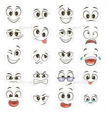 Cartoon Faces With Different Expressions In 2020 Cartoon Faces Expressions Funny Cartoon Faces Cartoon Faces