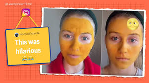 A Diy Face Mask Turns Woman S Face Yellow Netizens In Splits Trending News The Indian Express