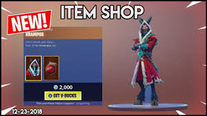 Today's featured items section consists of the krampus legendary outfit, krampus' little featured items. New Krampus Christmas Skin Fortnite Item Shop December 23rd 2018 Fortnite Battle Royale Youtube