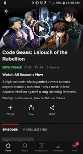 Lelouch of the rebellion (dub) please, reload page if you can't watch the video. Code Geass Is On Netflix Codegeass