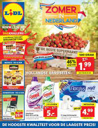 Deze folder vind je in de brievenbus, maar is ook op de website van de supermarkt te vinden. Lidl Folder 3 6 2019 9 6 2019 Pagina 1 Uw Folder