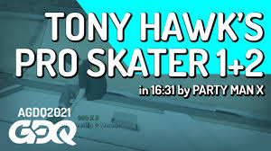As of 2021, tony hawk's net worth is roughly $140 million. Tony Hawk S Pro Skater 1 2 By Party Man X In 16 31 Awesome Games Done Quick 2021 Online Youtube