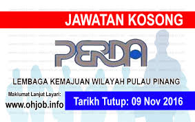 Akta penagih dadah (rawatan dan pemulihan) 1983. Jawatan Kosong Lembaga Kemajuan Wilayah Pulau Pinang Perda 09 November 2016 Jawatan Kosong Kerajaan Swasta Terkini Malaysia 2021 2022