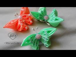 как сделать бант из ленты на подарок пошаговая инструкция Kanzashi Babochka Iz Lenty Mk Diy Ribbon Butterfly Pap Borboleta Da Fita 205 Youtube V 2020 G Idei Dlya Podelok Cvetok Iz Lent Lenta