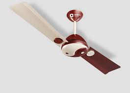 The ceiling fan is ideal for large rooms up to 18' x 20' (5.5m x 6.1m), and is available in 3 finishes. Orient Couplet Decorative Ceiling Fan Orient Electric