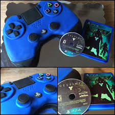 Playstation Controller Cake With Edible Game Disc And Case With Edible Printed Image Playstation Controller Edible 11th Birthday
