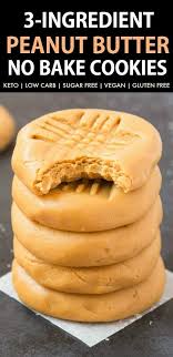 Keto Peanut Butter No Bake Cookies 3 Ingredients The Big Man S World Recipe Vegan Peanut Butter Cookies Peanut Butter No Bake Keto Peanut Butter Cookies