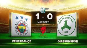 Fenerbahçe, ziraat türkiye kupası 5. Fenerbahce 1 0 Giresunspor Mac Ozeti Youtube