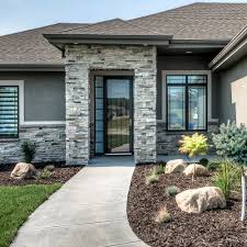 It also provides a more subtle blend of color. Cultured Stone Echo Ridge Pro Fit Alpine Ledgestone Fireplace Stone Patio