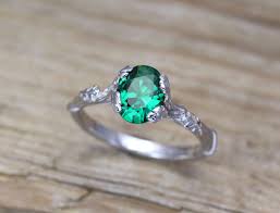 Proposing to the love of your life? Unique Emerald Gemstone Engagement Ring Vintage Antique Boho Ring Benati