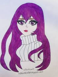 رسم بنت كيوت بالالوان الخشب beaux dessins dessin