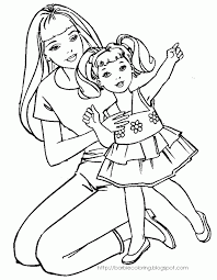 Barbie coloring pages can be useful for teachers and parents who cares about kids development coloring page resolution: Free Barbie Coloring Pages For Kids Coloring Home