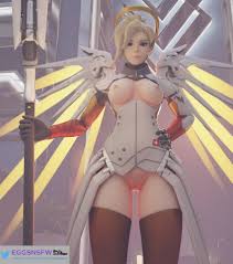 Overwatch Xxx Art - Blizzard Entertainment, Angela Ziegler, White Skin,  Half Naked, Breasts, Looking At Viewer - Valorant Porn Gallery