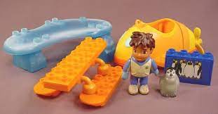 Season 2 episode 2 diego saves baby river dolphin go, diego, go! Mega Bloks Go Diego Baby Penguin Rescue 15 Piece Set 3008 Not A Complete Set Rons Rescued Treasures