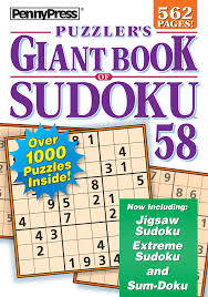 Penny press sudoku puzzle books. Sudoku Puzzles 43 41 And 45 Issue Numbers Of Dell 16 Grid Sudoku Super Challenger Collectors Series 44 Toys Games
