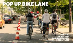 Zweite Pop Up Bike Lane Am Bundesweiten Aktionswochenende Agora Koln