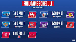 Check out this nba schedule, sortable by date and including information on game time, network coverage, and more! Nba On Twitter Nba Hoops Tonight Nbapreseason Begins With 5 Games Starting At 7 00 Pm Et Nba Tv Espn Nba League Pass Https T Co 34mvdivbto Https T Co D3hua2cz3i