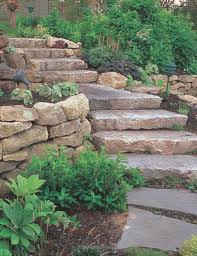 Landscaping St Louis Natural Stone Steps Boulder Retaining Walls And Landscaping Stone Landscaping Backyard Landscaping Garden Landscape Design
