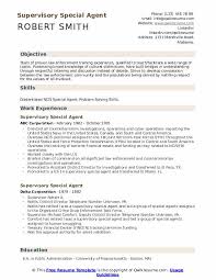Use the template and resume example at the bottom as you craft your own. Supervisory Special Agent Resume Samples Qwikresume