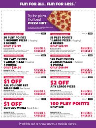 30 Token Points A Pizza 2 Drinks 20 More At Chuck E Cheese Shopping Coupons Coupons Large Pizza