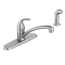Get houzer kitchen sinks at lowest prices online! Moen Adler One Handle Kitchen Faucet At Menards