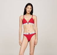 Flag Logo Triangle Bra + Thong Set | Tommy Hilfiger