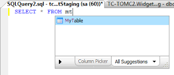 Camel casing has a larger probability of correctness than underscores. Sql Prompt Labs Sql Prompt 5 Product Documentation