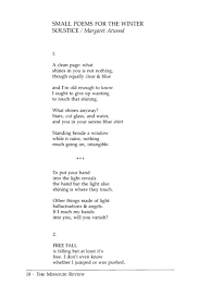 Project Muse Small Poems For The Winter Solstice Small Poems Winter Solstice Poems