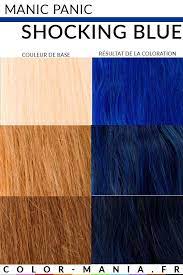 Coloration Cheveux Bleu Shocking Blue Manic Panic Coloration Cheveux Bleu Coloration Cheveux Cheveux Bleu Nuit