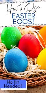 The second method uses food coloring and shaving cream to create a marbled effect. How To Dye Easter Eggs No Kit Needed Kids Activity Zone
