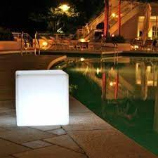 Outdoor Seating For Events Cube Light Outdoor Led Lamps Outdoor Lighting