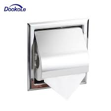 Shop for toilet paper holders in bathroom hardware. Brushed Nickel Sumnacon Stainless Steel Recessed Toilet Paper Holder Wall Mounted Metal Recessed Tissue Roll Dispenser